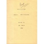 Aljechin. Whyld, Ken. Alekhine Nazi Articles. Proof - print (?). Edited by Ken Whyld.