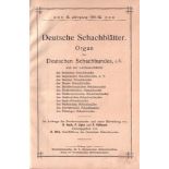 Deutsche Schachblätter. Organ des Deutschen Schachbundes. Hrsg. von A. Hild. 3. Jahrgang 1911 /