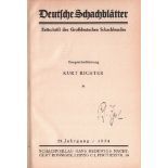 Deutsche Schachblätter. Zeitschrift des Großdeutschen Schachbundes. Hauptschriftleitung: Kurt