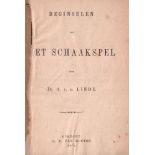 Linde, A. v. d. Beginselen van het schaakspel. Utrecht, Van Hoften, 1876. 8°. Mit vielen