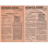 Schach - Echo. Unter der ständigen Mitarbeit namhafter Schachmeister. Herausgeber: Otto Katzer. 6.