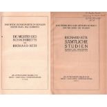Réti, Richard. Das Werk Richard Rétis im Schach. 2 Bände. Mähr. - Ostrau, Kittls Nachf. Keller, 1930