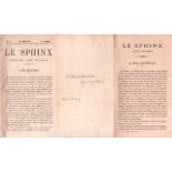 Le Sphinx. Journal des Echecs. Publié par Paul Journoud. 1.  Jahrgang (1865 – 1866) und 2. Jg. (1866