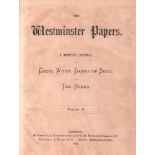 The Westminster Papers. A Monthly Journal of chess, whist, games of skill and the drama. Volume V,