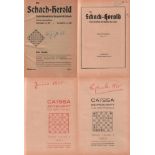 Der Schach - Herold. Nachrichtenblatt und Ratgeber für Schach. Herausgeber: Carl Otto. Rostock,