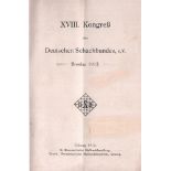 Breslau 1912. (Schellenberg, Paul). XVIII. Kongreß des Deutschen Schachbundes, e. V. Breslau 1912.