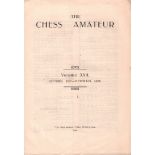 The Chess Amateur. A Monthly Chess Magazine of World - Wide Circulation. 22. Jahrgang, No. 253 (
