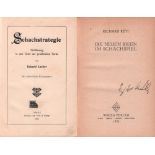 Lasker, Eduard. Schachstrategie. Einführung in den Geist der praktischen Partie. Leipzig, Veit,