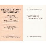 Funkschach. Wiedemann, A. und L. Gaab. Süddeutsches Funkschach. Schachvorträge gesprochen am