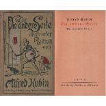 Kubin, Alfred. Die andere Seite. Phantastischer Roman. München, Müller, 1923. 8°. Mit einigen, teils