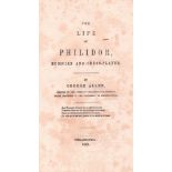 Philidor. Allen, George. The life of Philidor. Musican and chess - player. Philadelphia 1858. 8°.