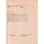 Botwinnik. Reinfeld, Fred. Botvinnik’s best games Part I, 1927 – 1934. (New York), 1937. 4°. 73 Bll.
