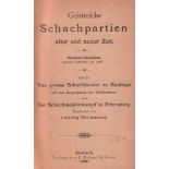 Bachmann, Ludwig. Geistreiche Schachpartien alter und neuer Zeit. 5. Bändchen zugleich Jahrbuch