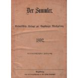 Der Sammler - 1892. Belletristische Unterhaltungsbeilage zur "Augsburger Abendzeitung". Für die