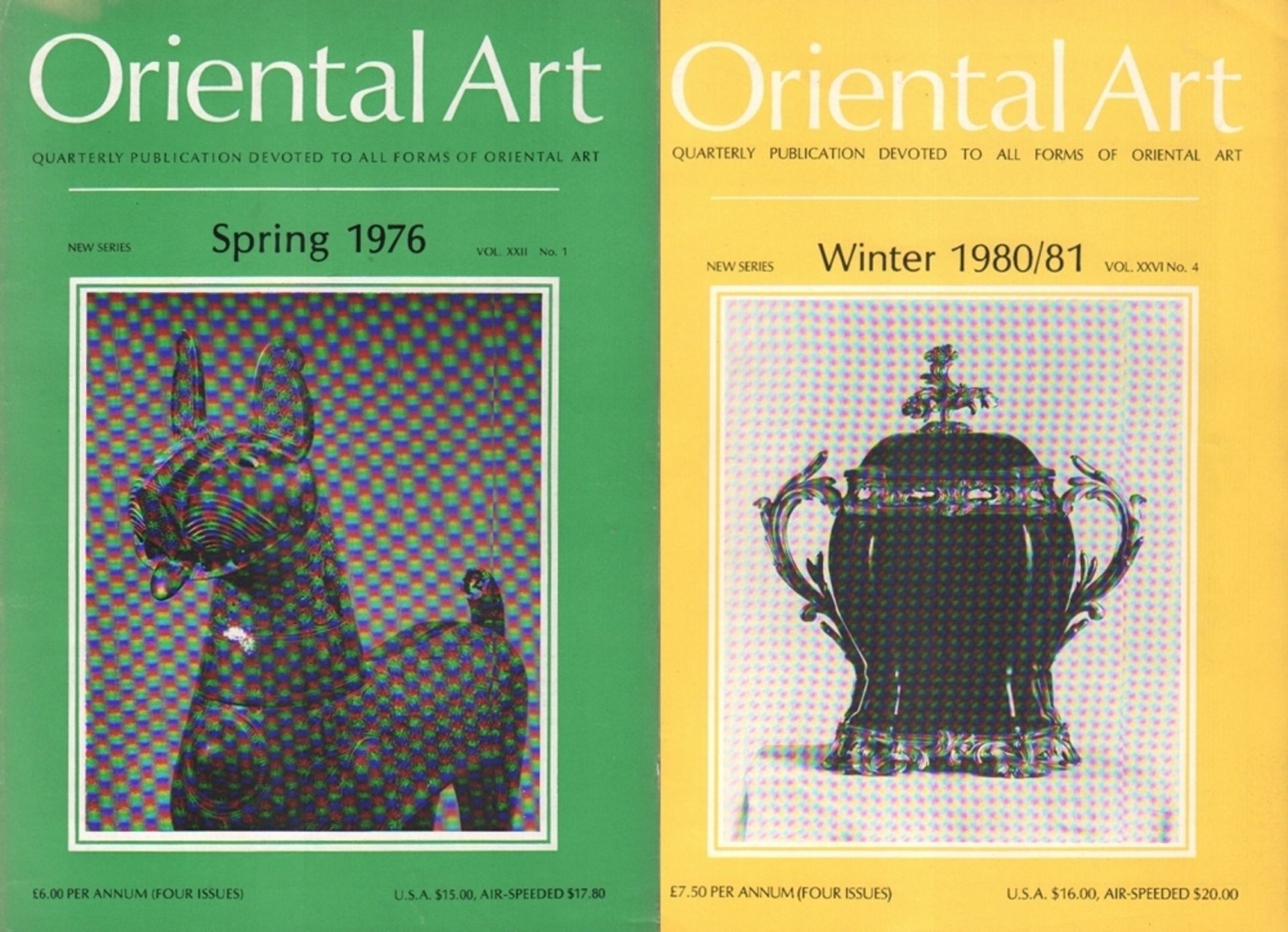 Islamistik. Oriental Art. Quarterly Publication Devoted to all Forms of Oriental Art. Hrsg. von