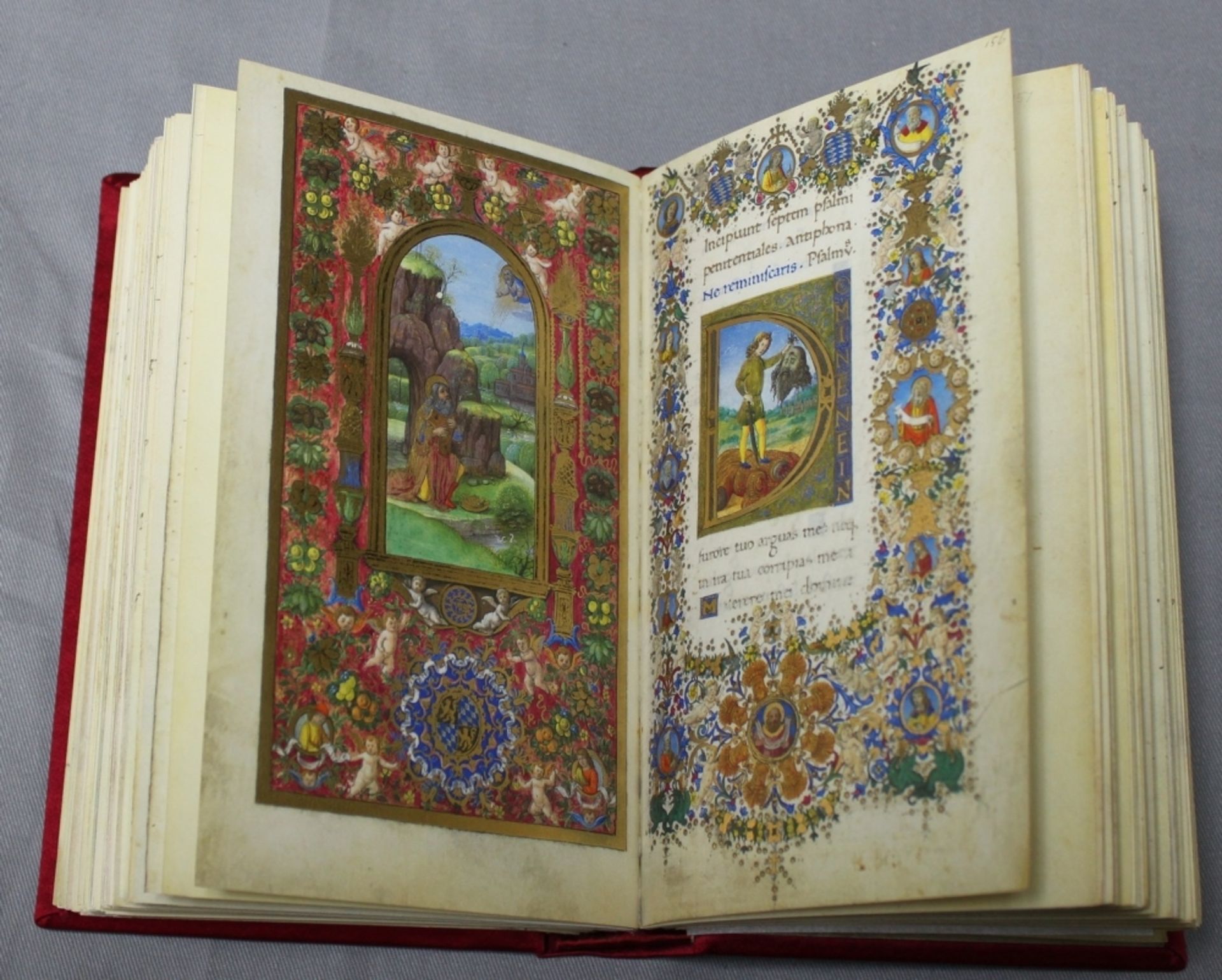 Das Gebetbuch Lorenzos de' Medici 1485. Faksimile der Handschrift Clm 23639 der Bayerischen - Image 2 of 2