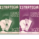 Estrategia. Revista mensual de Ajedrez y Bridge. Directores técnicos: Ajedrez: Miguel Czerniak.