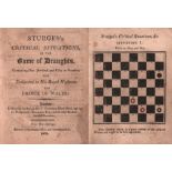 Damespiel. Sturges, Joshua. Sturges's critical situations, in the game of draughts, containing one