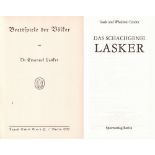 Lasker, Emanuel. Brettspiele der Völker. Berlin, Scherl, ca. 1931. 8°. Mit vielen Diagrammen u.