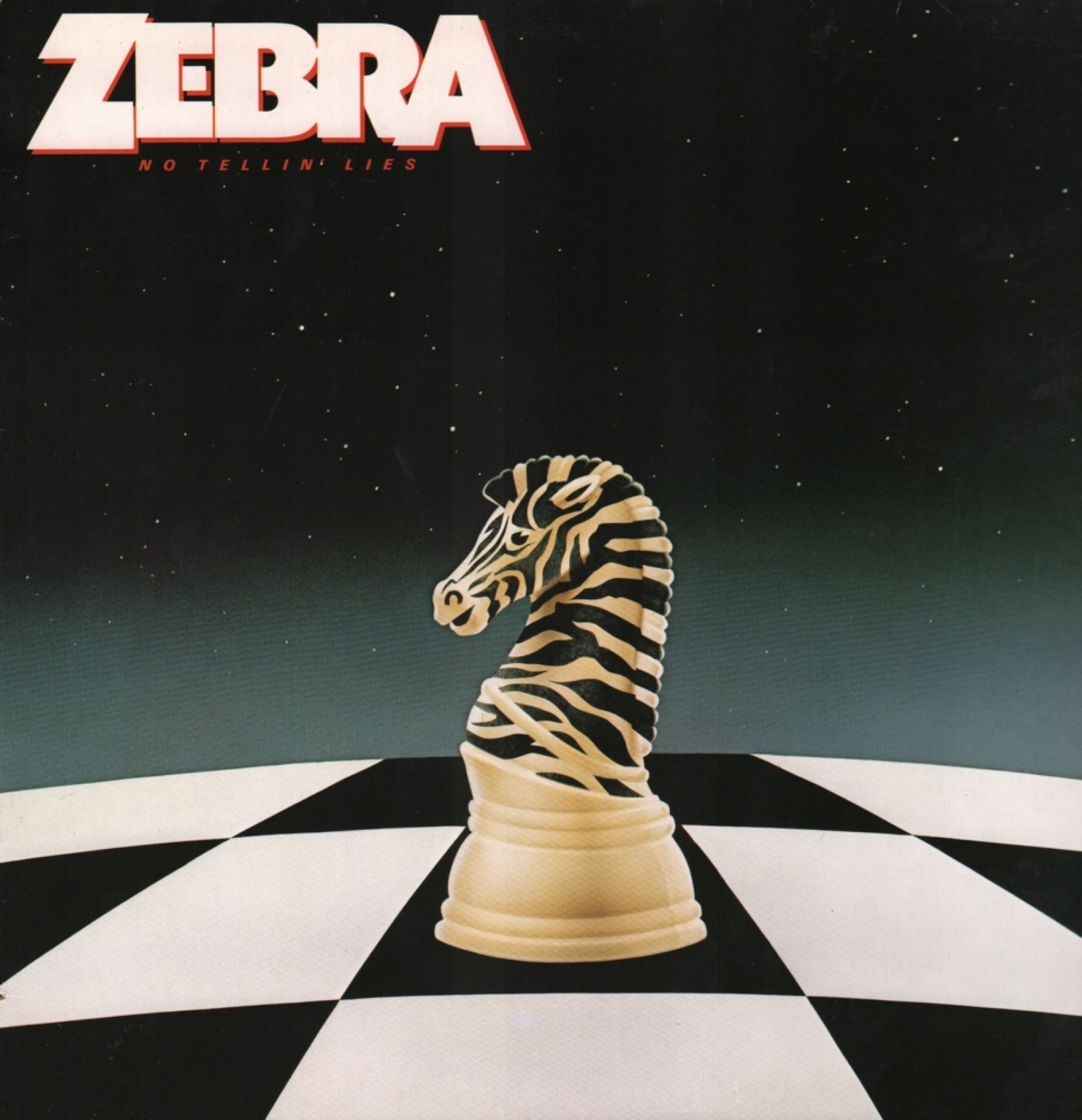 Schallplatte. Zebra. No tellin’ lies. Langspielplatte. 780 159 - 1. Deutschland, Atlantic Records,