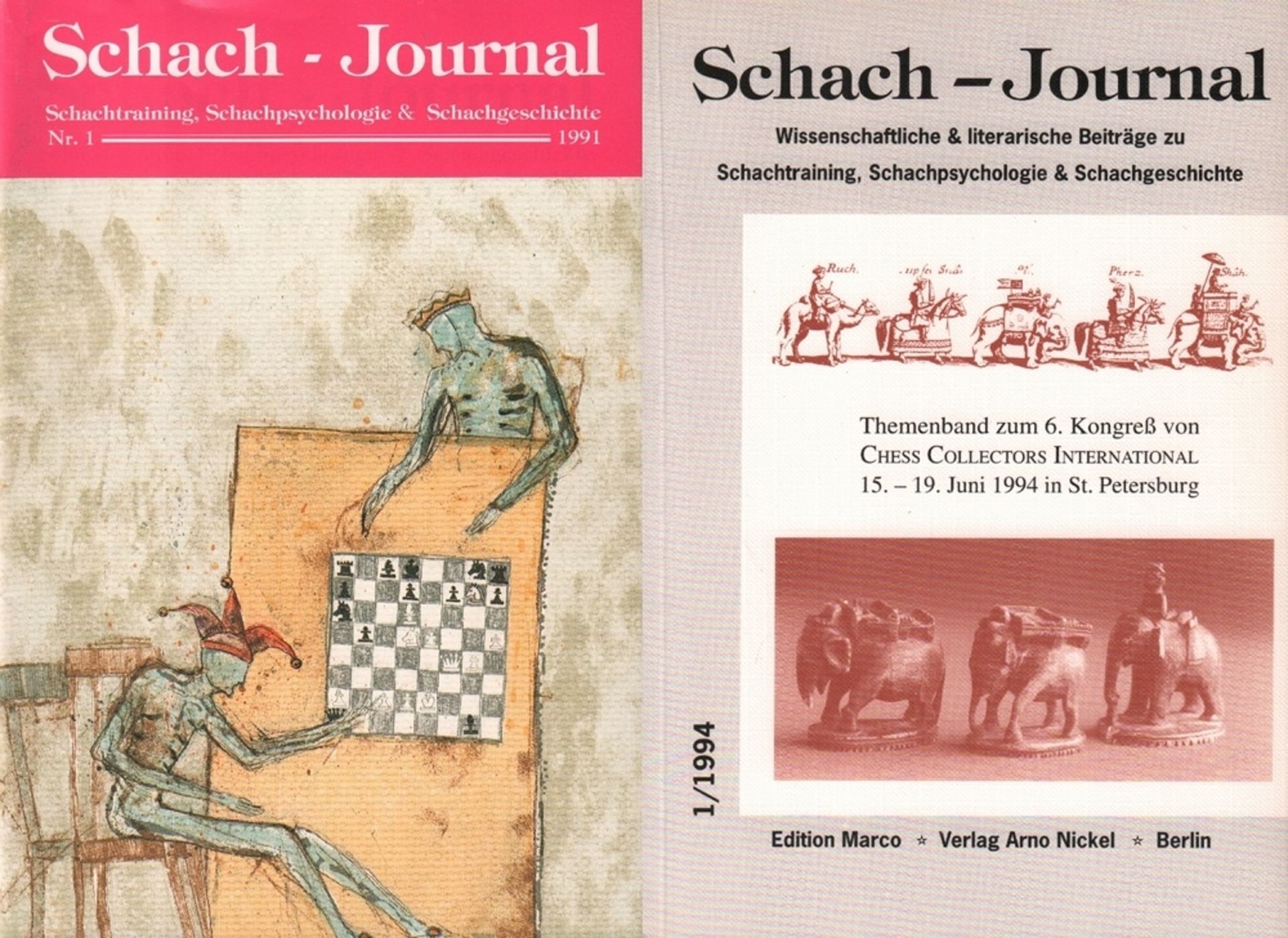 Schach - Journal. Nickel, Arno (Hrsg) und Alexander Koblenz. Zeitschrift für wissenschaftlich -