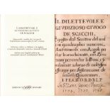 Il dilettevole, e givdizioso givoco de scacchi. Manoscritto inedito del XVIII secolo. Unpublished