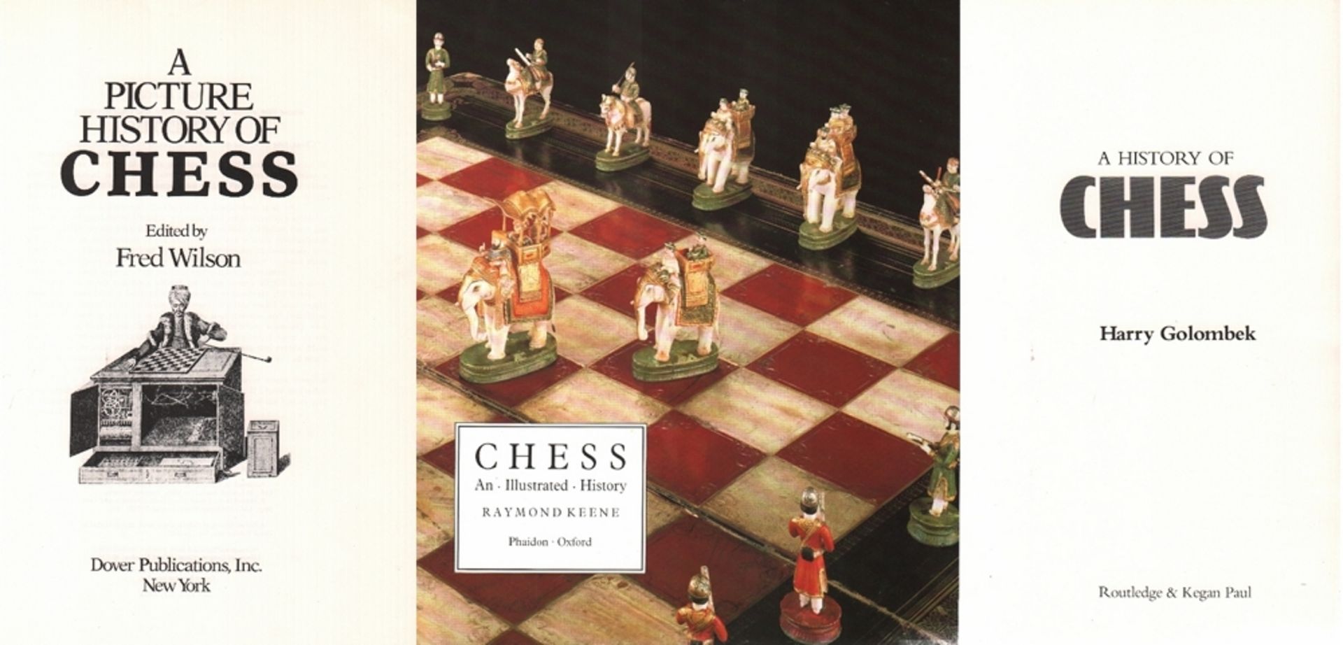 Wilson, Fred. A Picture History of Chess. New York, Dover, 1981. 4°. Mit 295 Abbildungen und