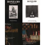 Bonhams. Konvolut von 4 Auktionskatalogen des Auktionshauses Bonhams aus den Jahren 1994 - 2009,