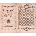 (Mehler, J.) Le jeu de la guerre, ou raffinement du jeu des échecs. Par M. M. Neues Kriegsspiel,