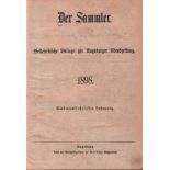 Der Sammler - 1898. Belletristische Unterhaltungsbeilage zur "Augsburger Abendzeitung". Für die