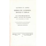 Alfonso X, el Sabio. Steiger, Arnald. Alfonso el Sabio. Libros de acedrex, dados e tablas. Das