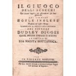 Hoyle, Edmond. Il giuoco delli scacchi. Con alcune regole, ed osservazioni per ben giuocarlo del