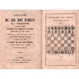 Philidor, A. D. (François André Danican.) Analyse du jeu des échecs. Nouvelle édition. Illustrée par