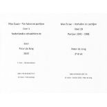 Euwe. Jong, Peter de. Max Euwe - Verhalen en partijen. 2 (von 3) Bände. 1e und 2e Druk. Ohne Ort,