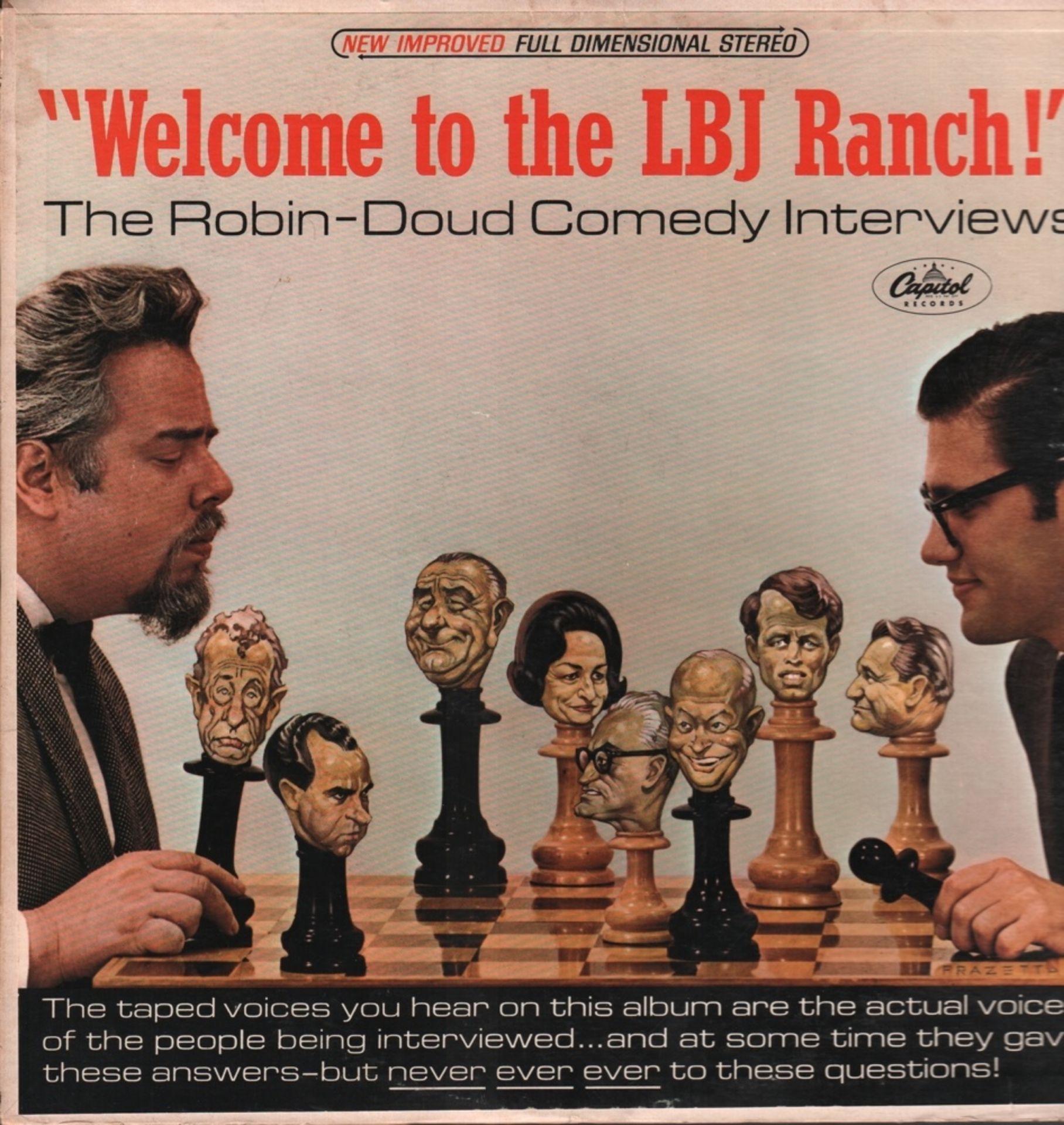 Schallplatte. Doud, Earle and Alen Robin ”Welcome to the JBJ Ranch!” The Robin – Doud Comedy