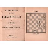 Brede, Ferdinand Julius. Almanach für Freunde vom Schachspiel. (Dies Buch verfolgt den König.)