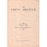 The Chess Amateur. Monthly Chess Magazine of World Wide Circulation. Volume XXI. 12 Hefte. Stroud,