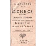 Philidor, A. D. (François André Danican) L'Analyze des Echecs: Contenant Une Nouvelle Methode Pour