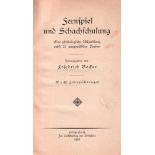 Becker, Friedrich. (Hrsg.) Fernspiel und Schachschulung. Eine psychologische Abhandlung nebst 35