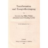 Vidmar, Milan. Transformation und Energieübertragung. Laibach, Kleinmayr & Bamberg, 1945. 8°. Mit