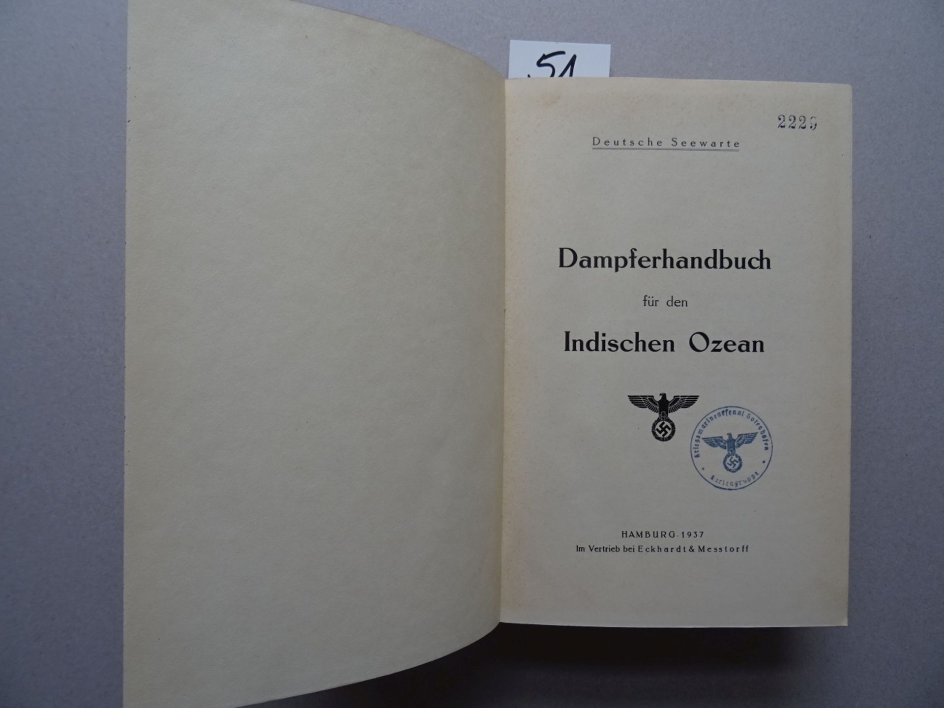 Dampferhandbuch Indischer Ozean - Bild 3 aus 5