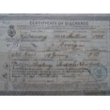 Certificate of Discharge 1883