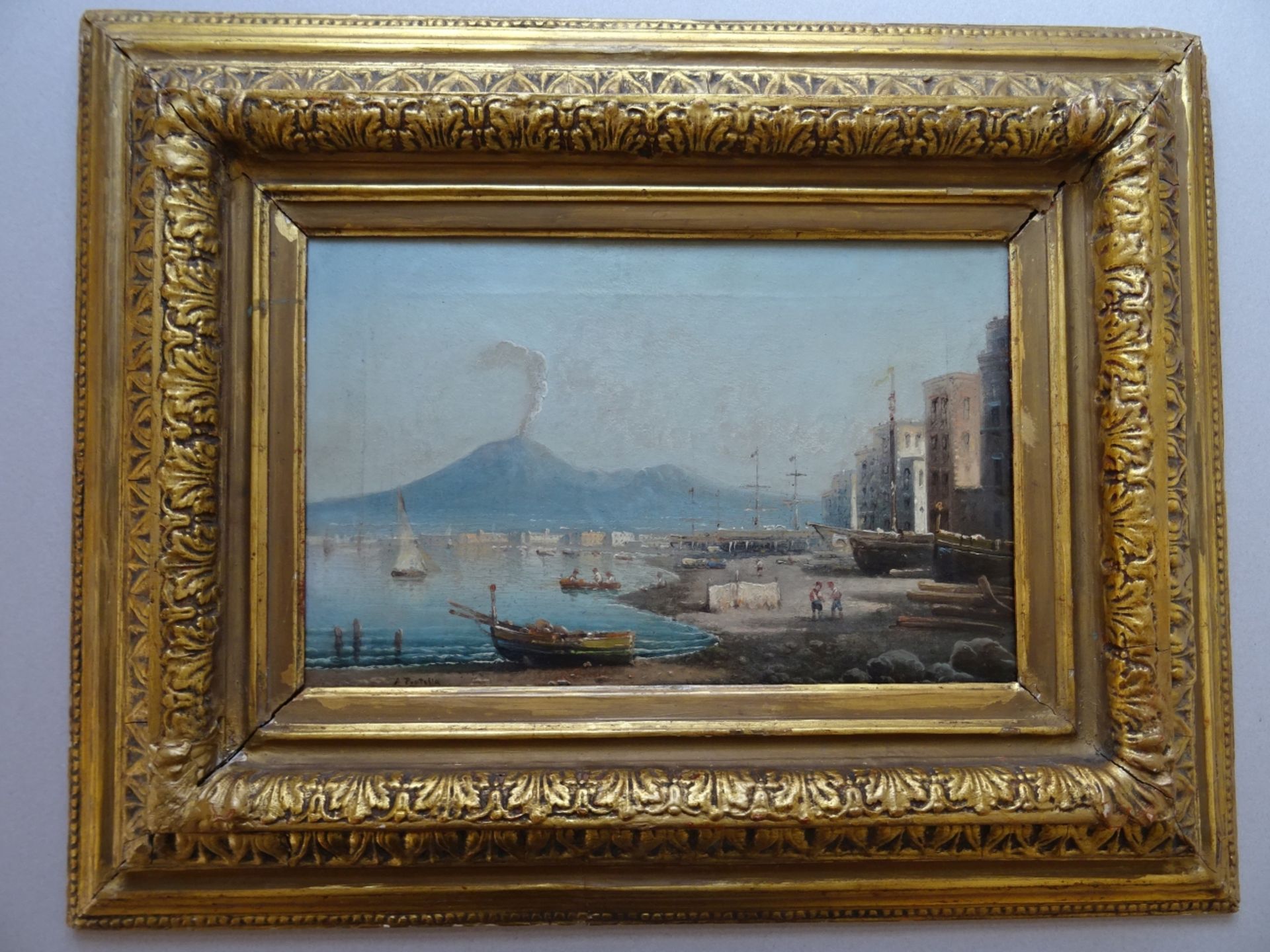 Pratella - Hafen von Neapel mit Vesuv - Bild 2 aus 7