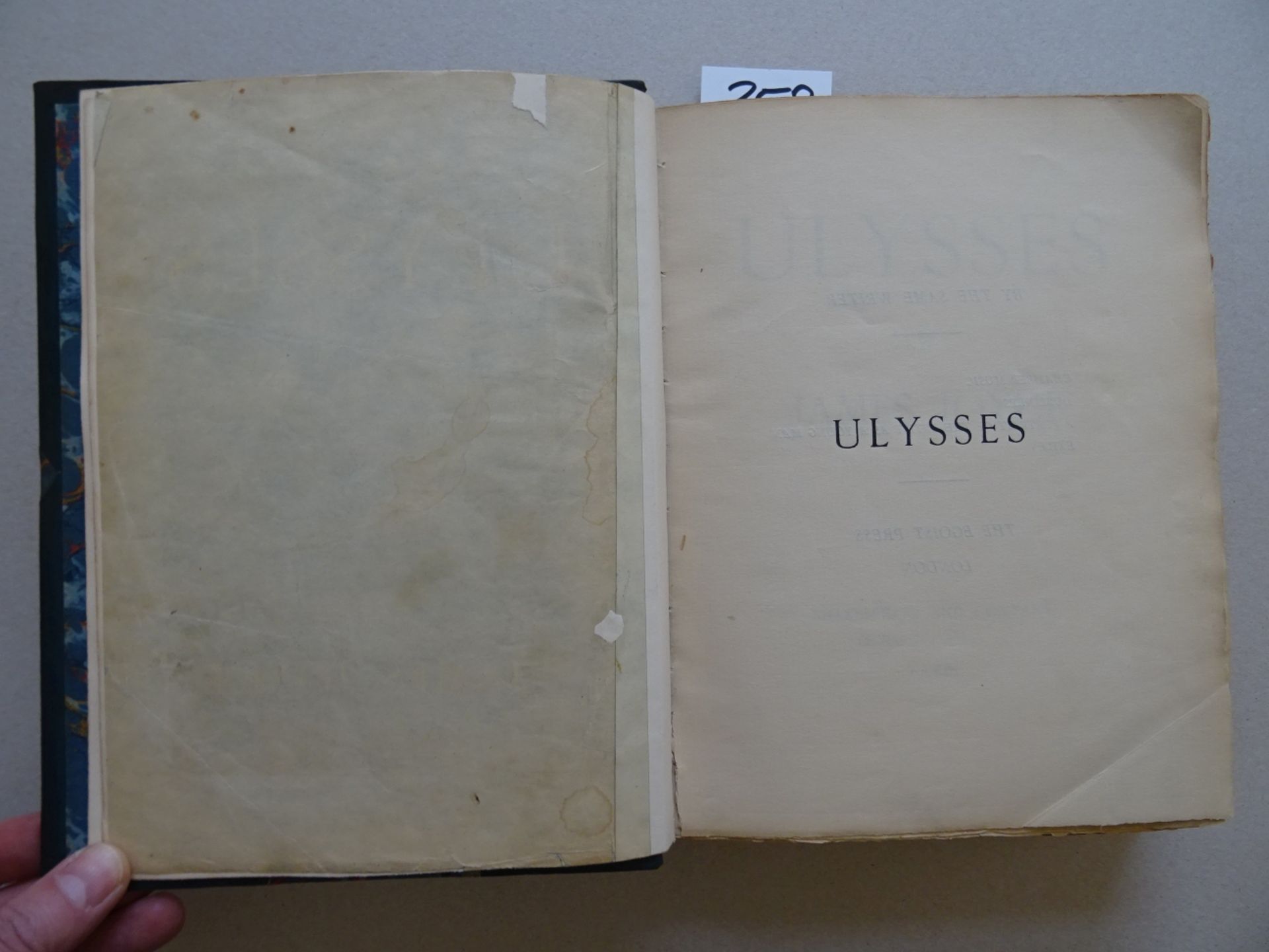 Joyce - Ulysses, 1922 - Image 3 of 9