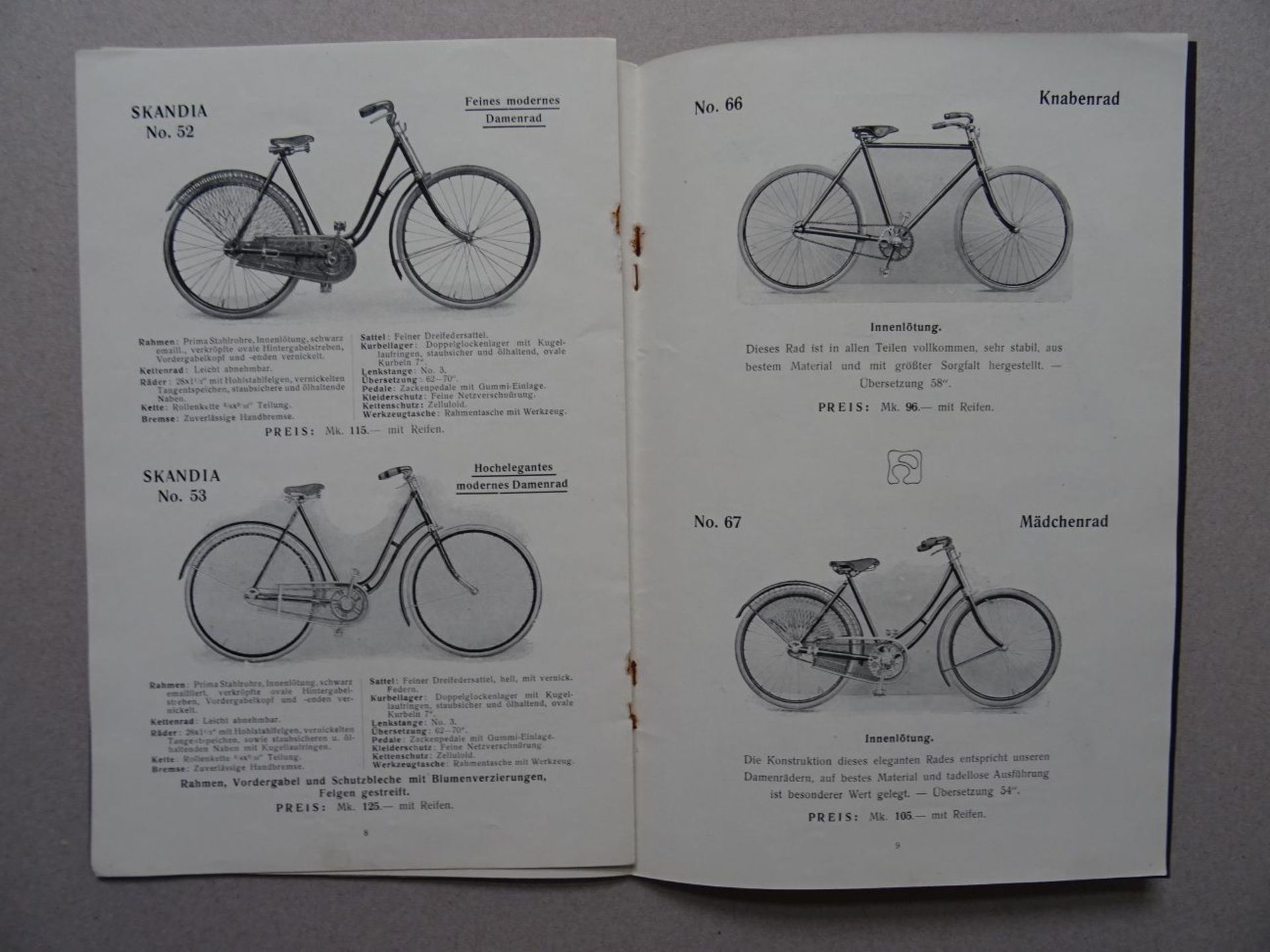 2 Fahrradkataloge, um 1912 - Bild 6 aus 6