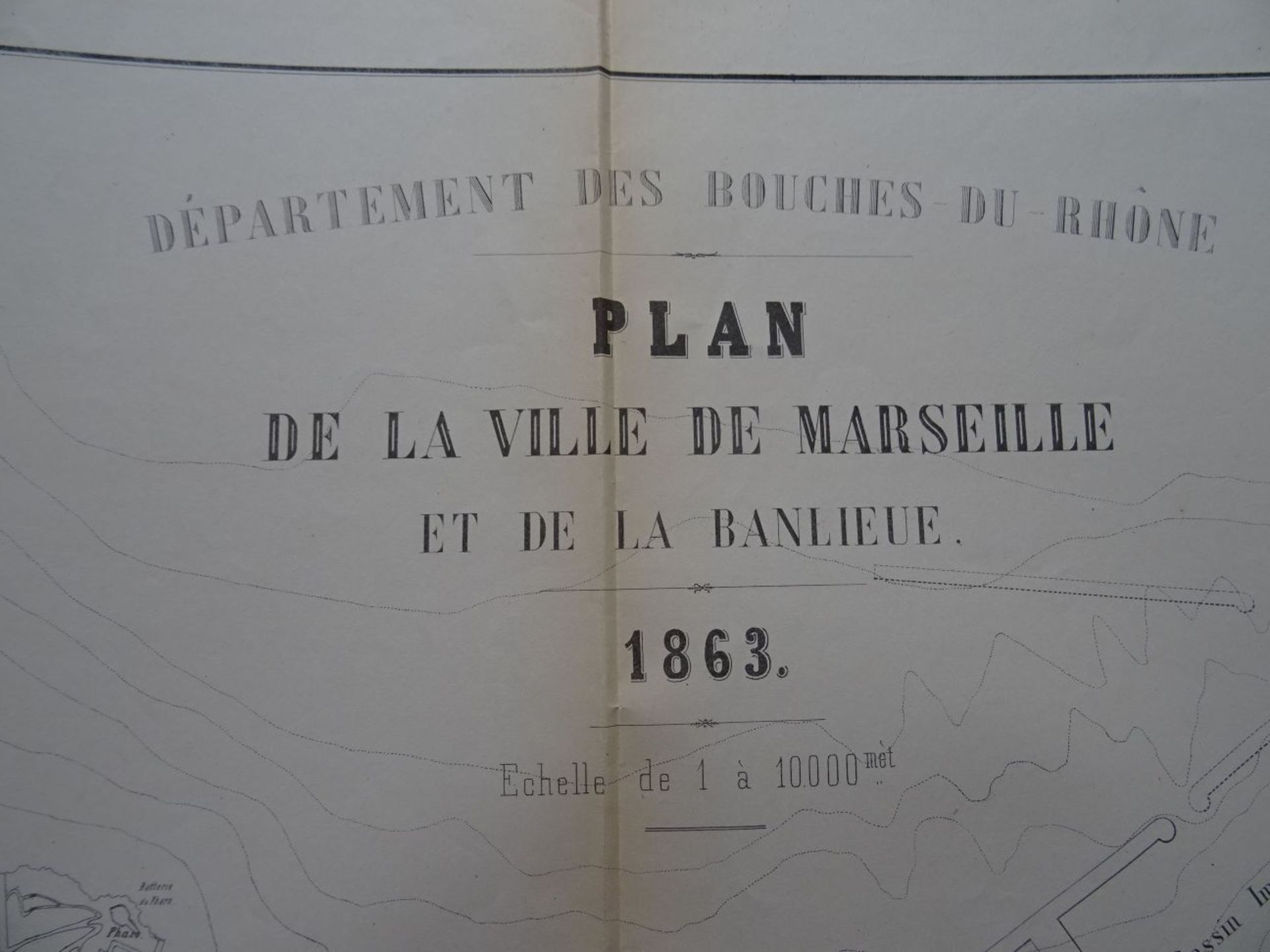 Marseille - 2 gefaltete Pläne - Bild 2 aus 6