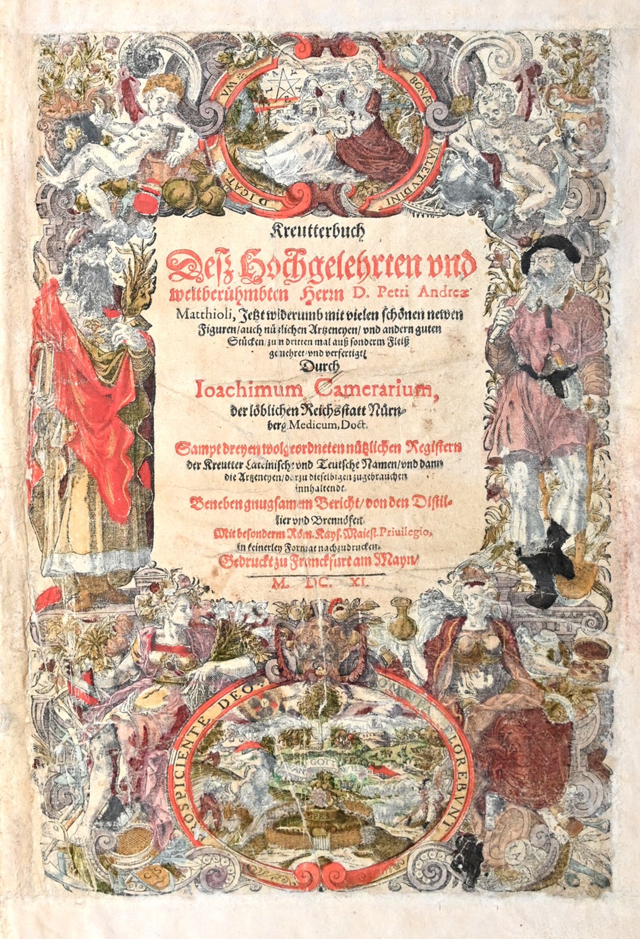 Mattioli - Kreutterbuch, 1611
