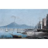Pratella - Hafen von Neapel mit Vesuv