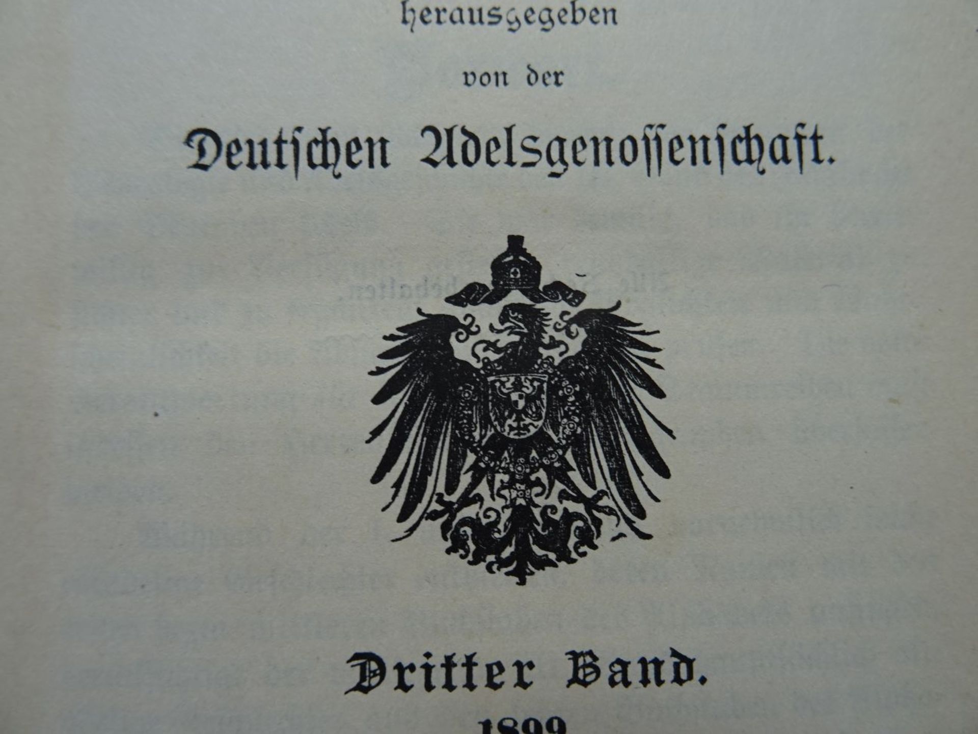 Jahrbuch Adel Bd. 3 - Bild 2 aus 5