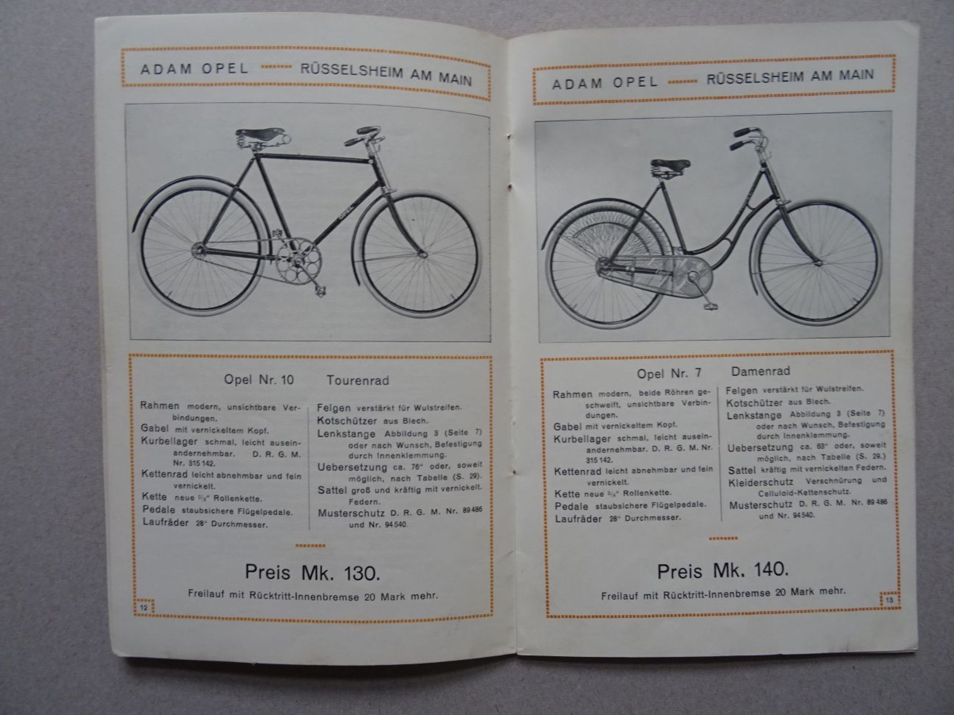 2 Fahrradkataloge, um 1912 - Bild 3 aus 6
